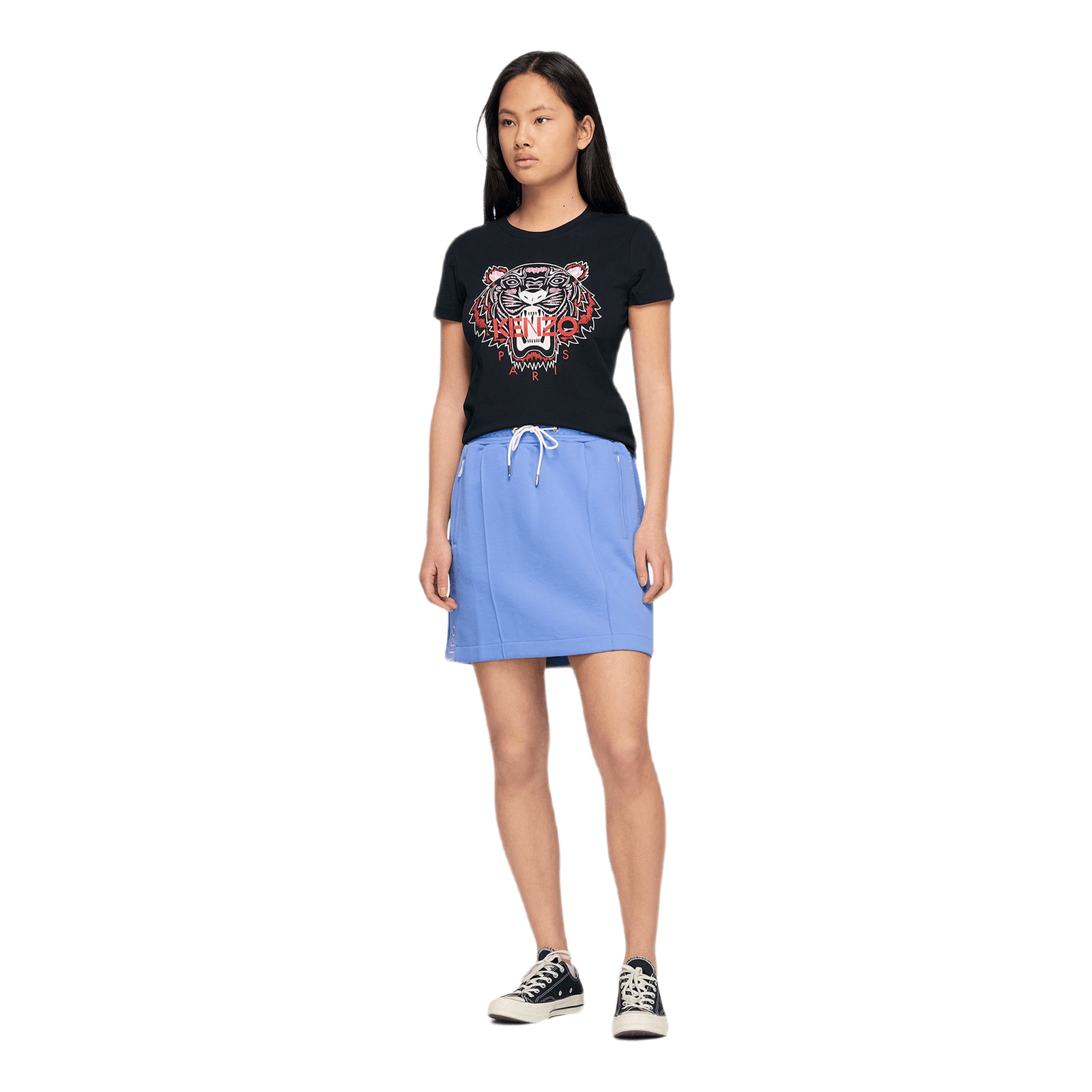 Kenzo Logo Skirt Purple