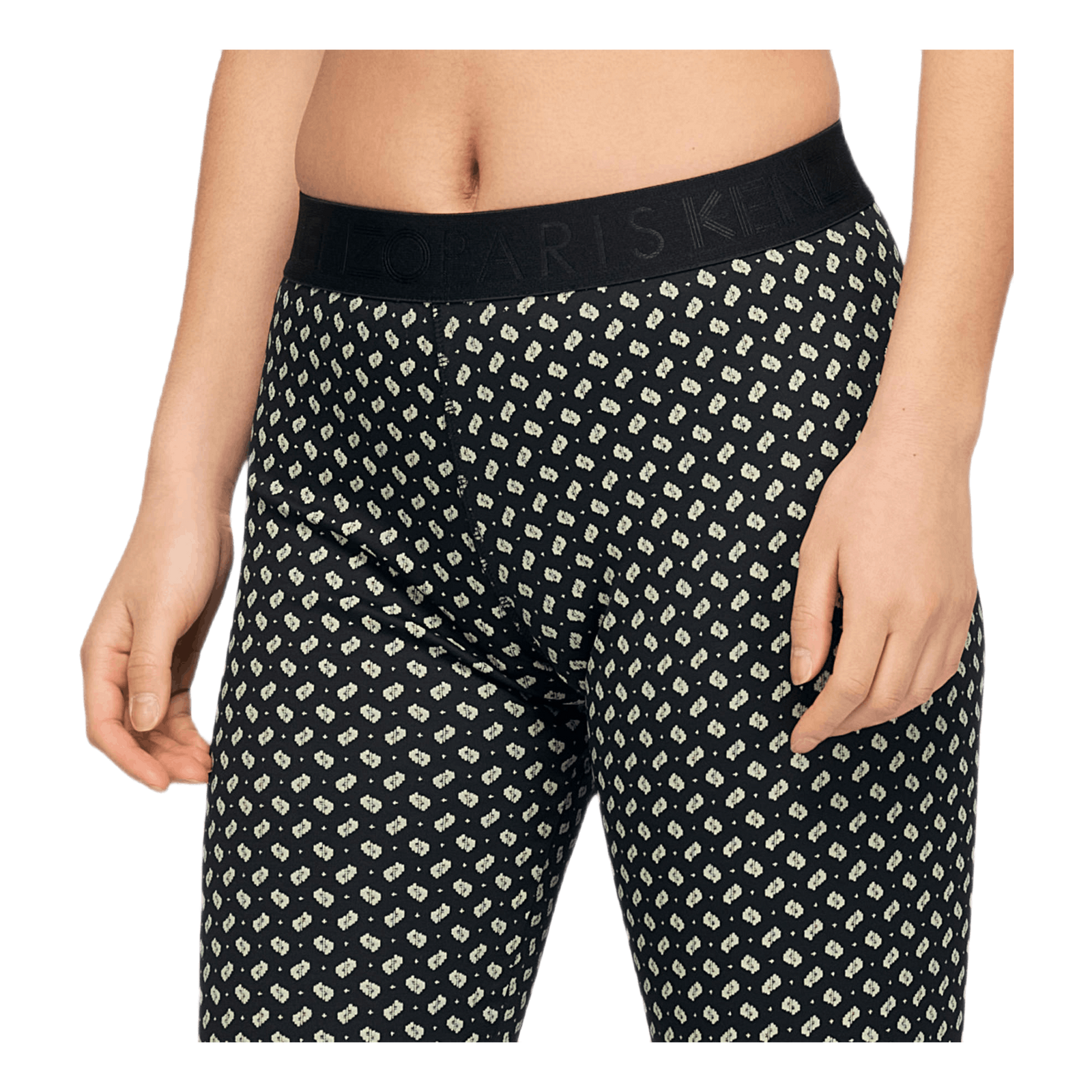 Kenzo Logo Ikat Leggings Black