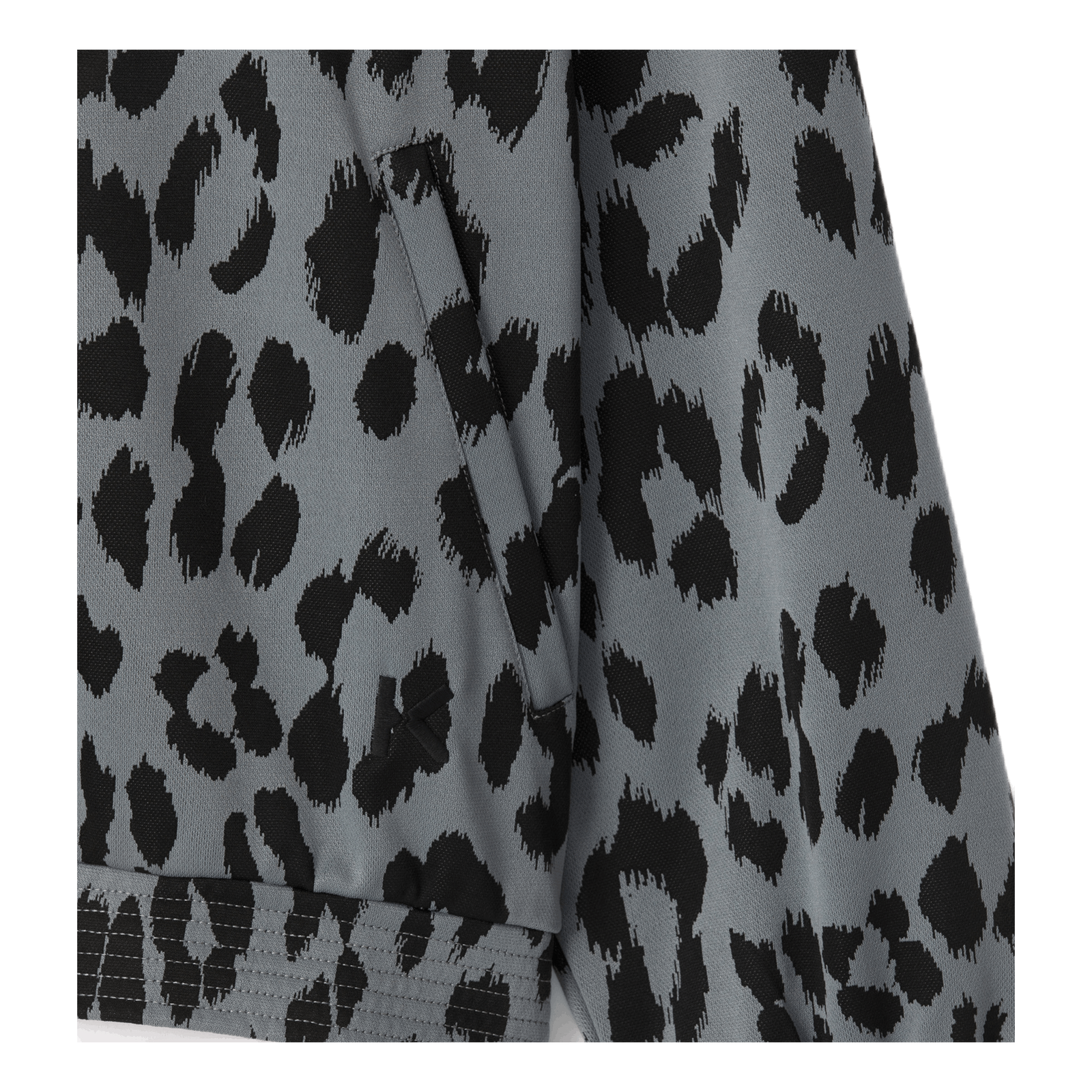 Leopard Jacquard Jacket Blue