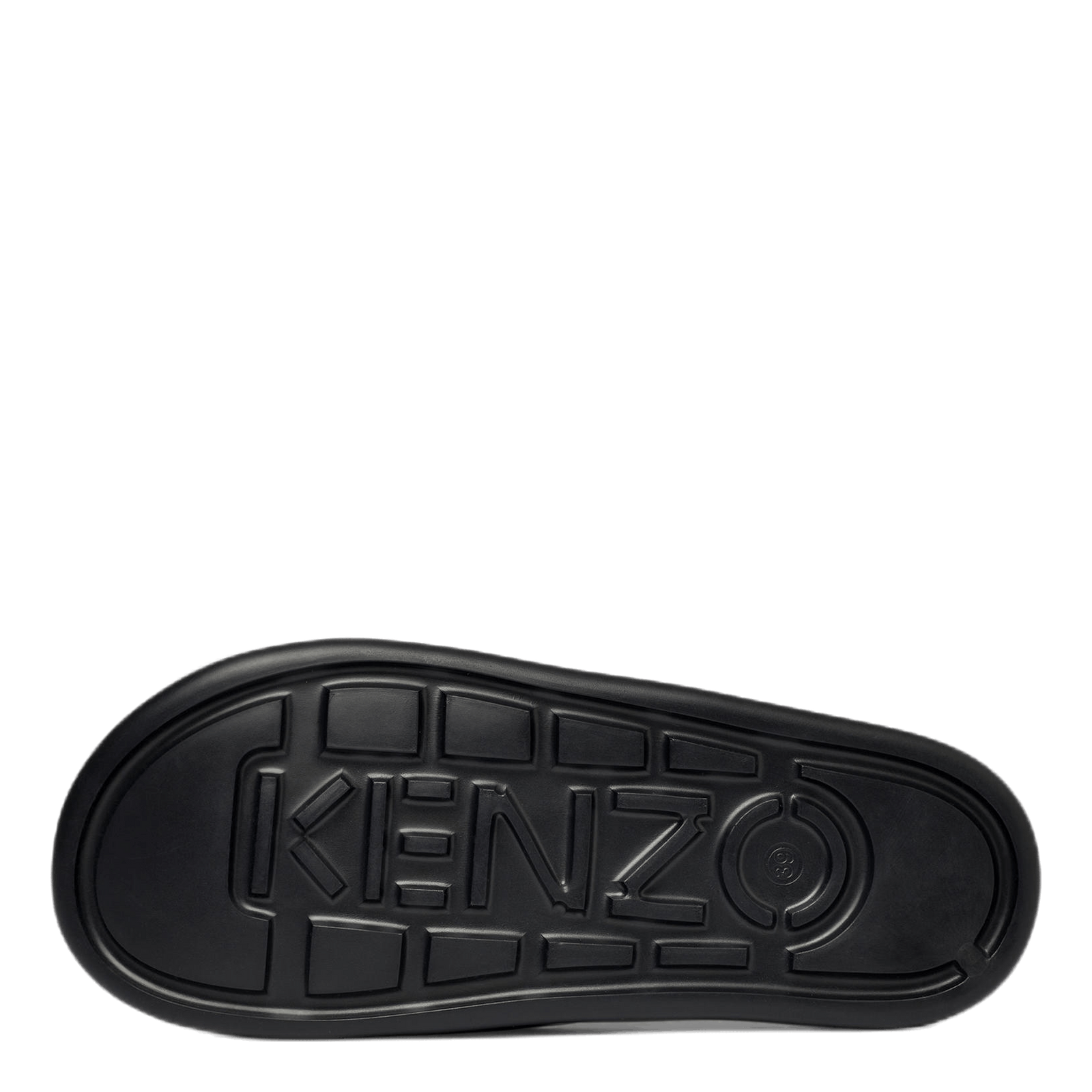 Mens Pool Kenzo Logo Flip Flop Black
