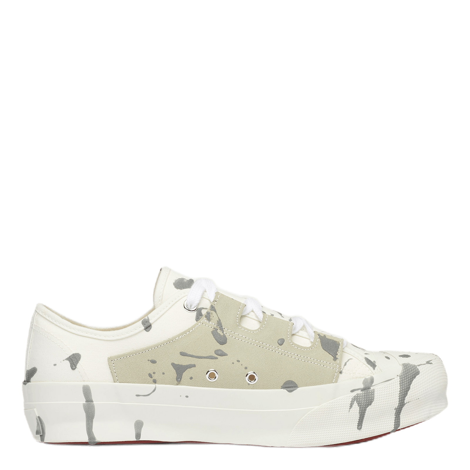 Asymmetric Ghilie Sneaker White