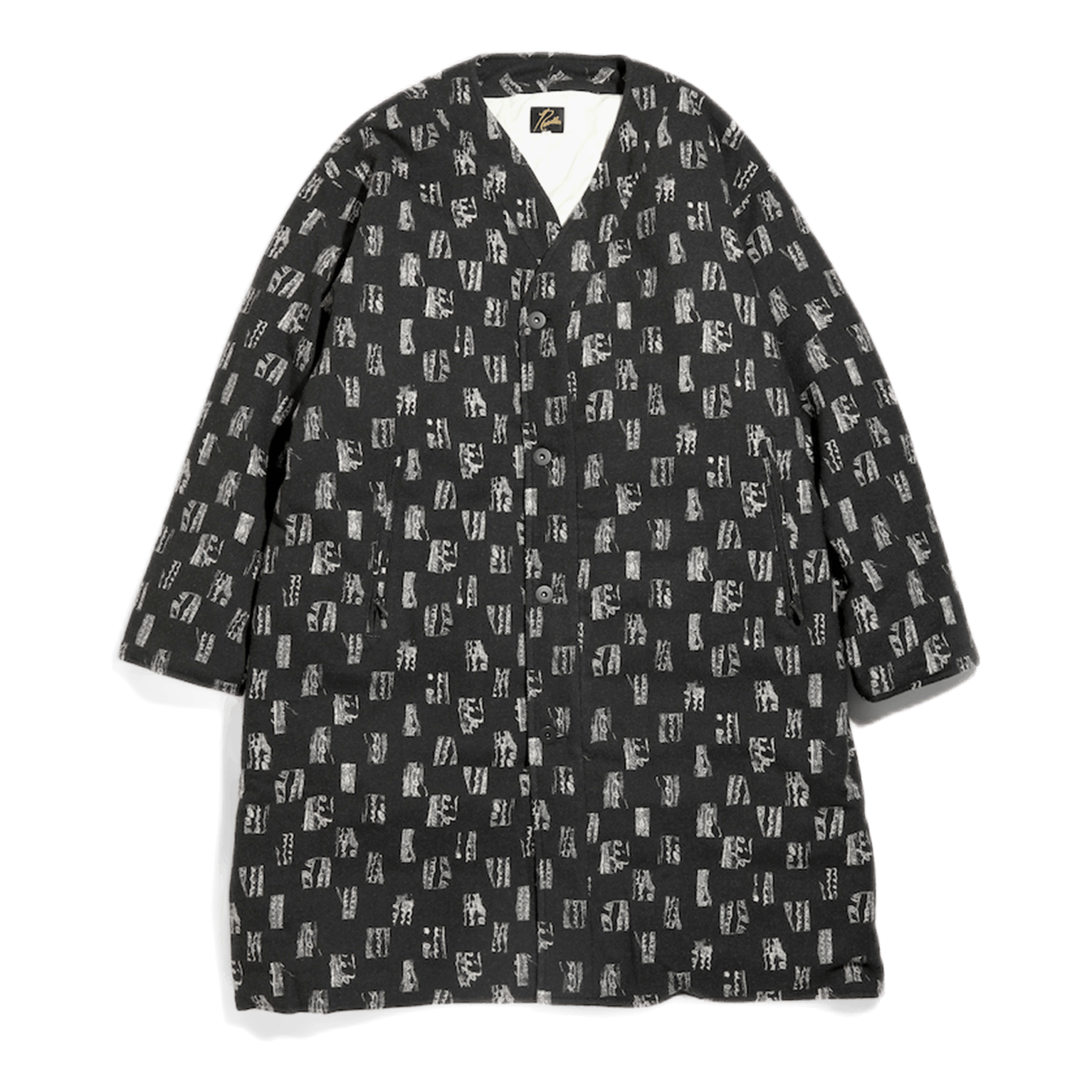 V.n. Down Coat W/n Melton / Pt Black