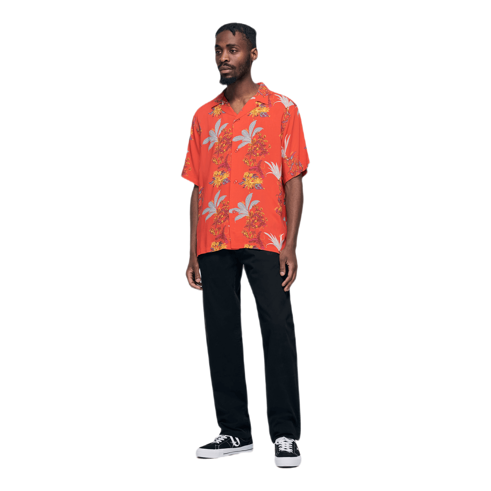 Hawaiin Floral Shirt Red