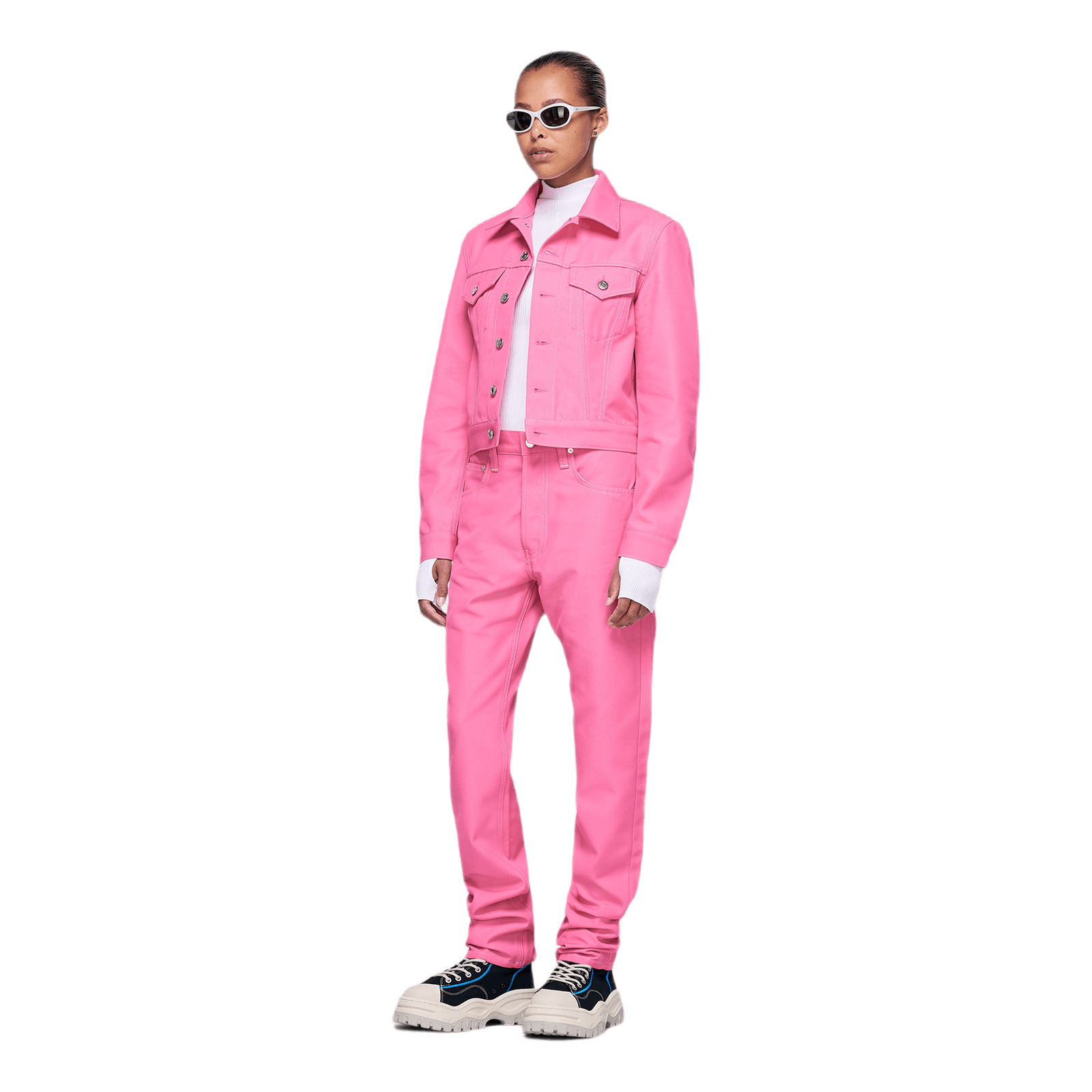 Masc Trucker Jacket Pink