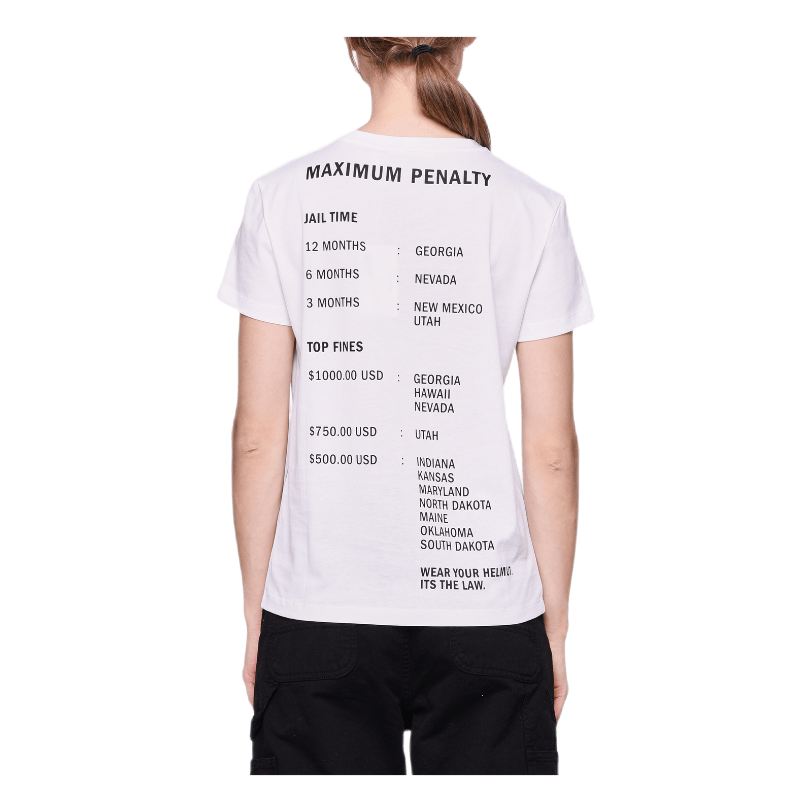 Helmut Laws Tee White
