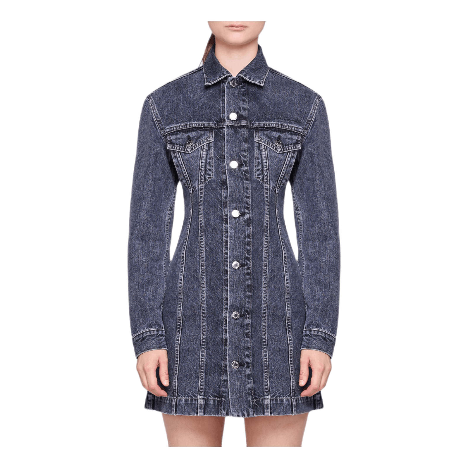 Trucker Dress Blue
