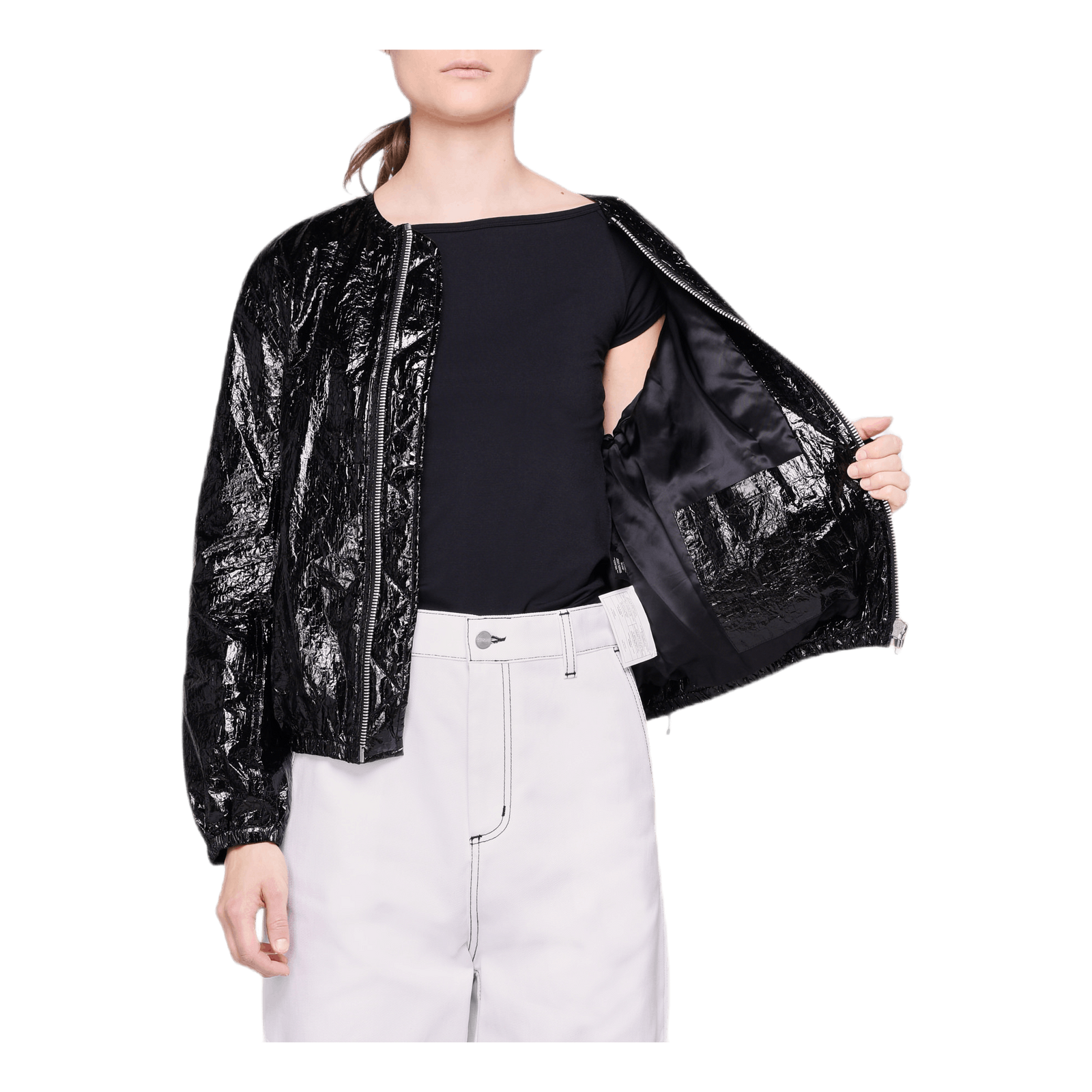 Nylar Bomber Jacket Black