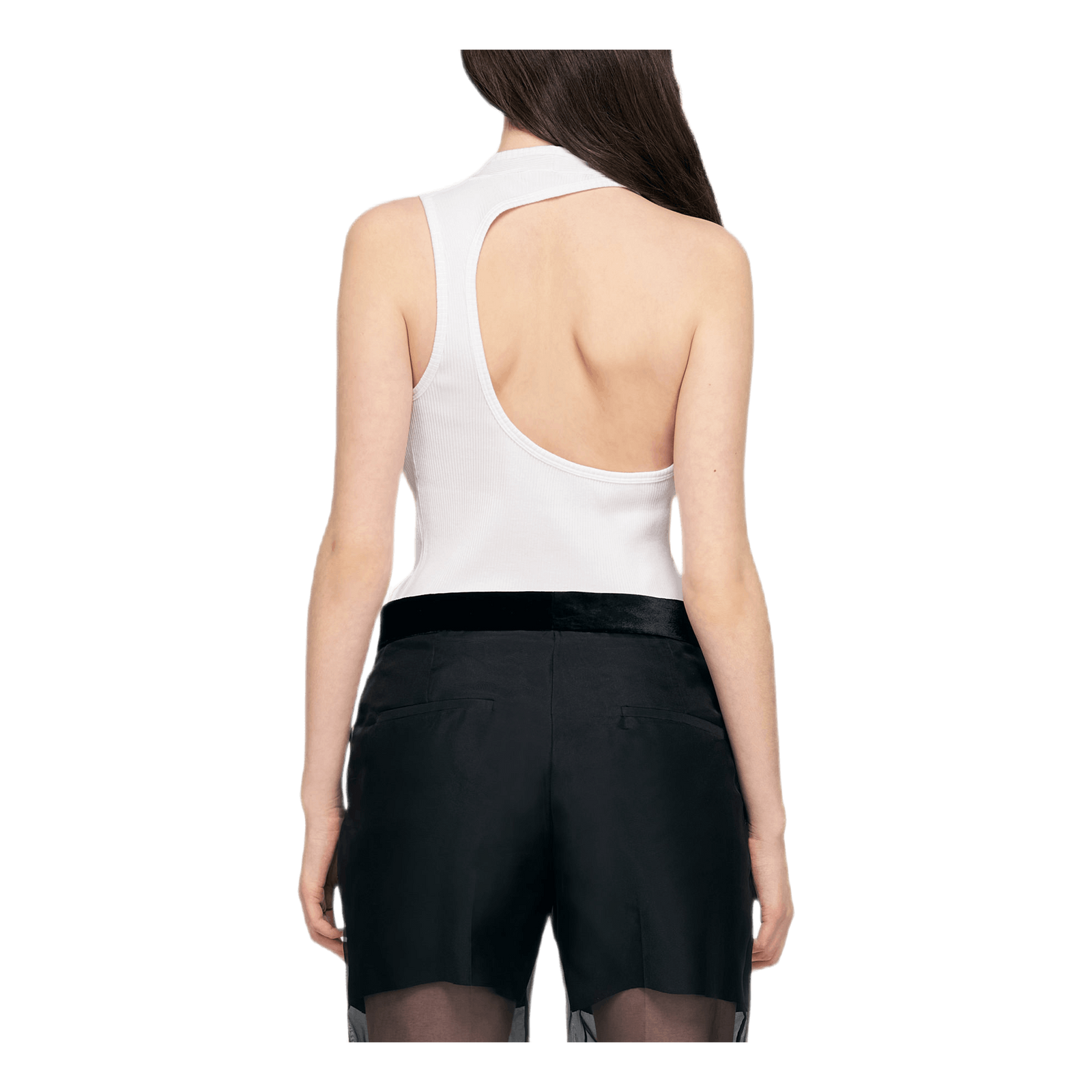 Asymmetric Tank White