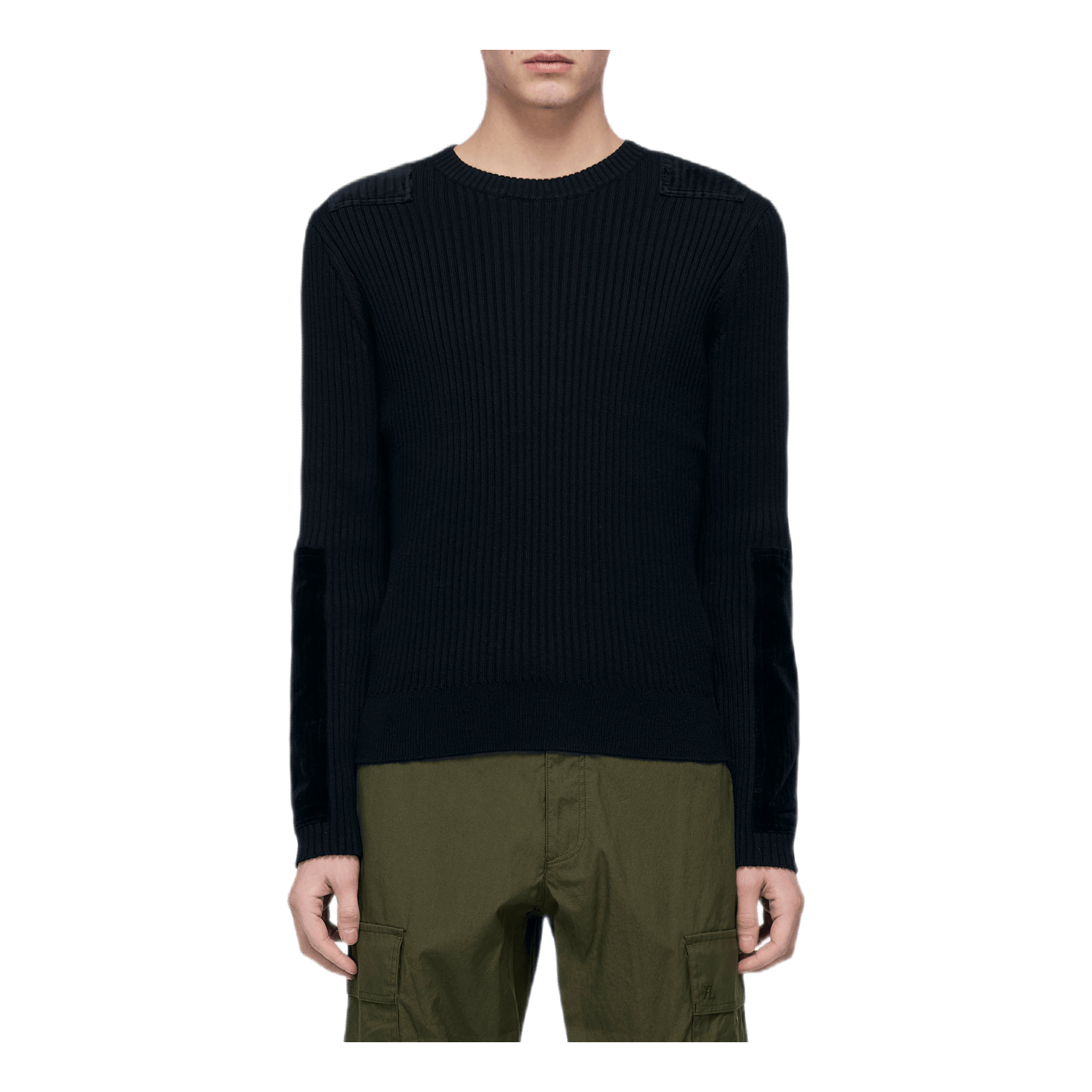 Patch Crewneck Black