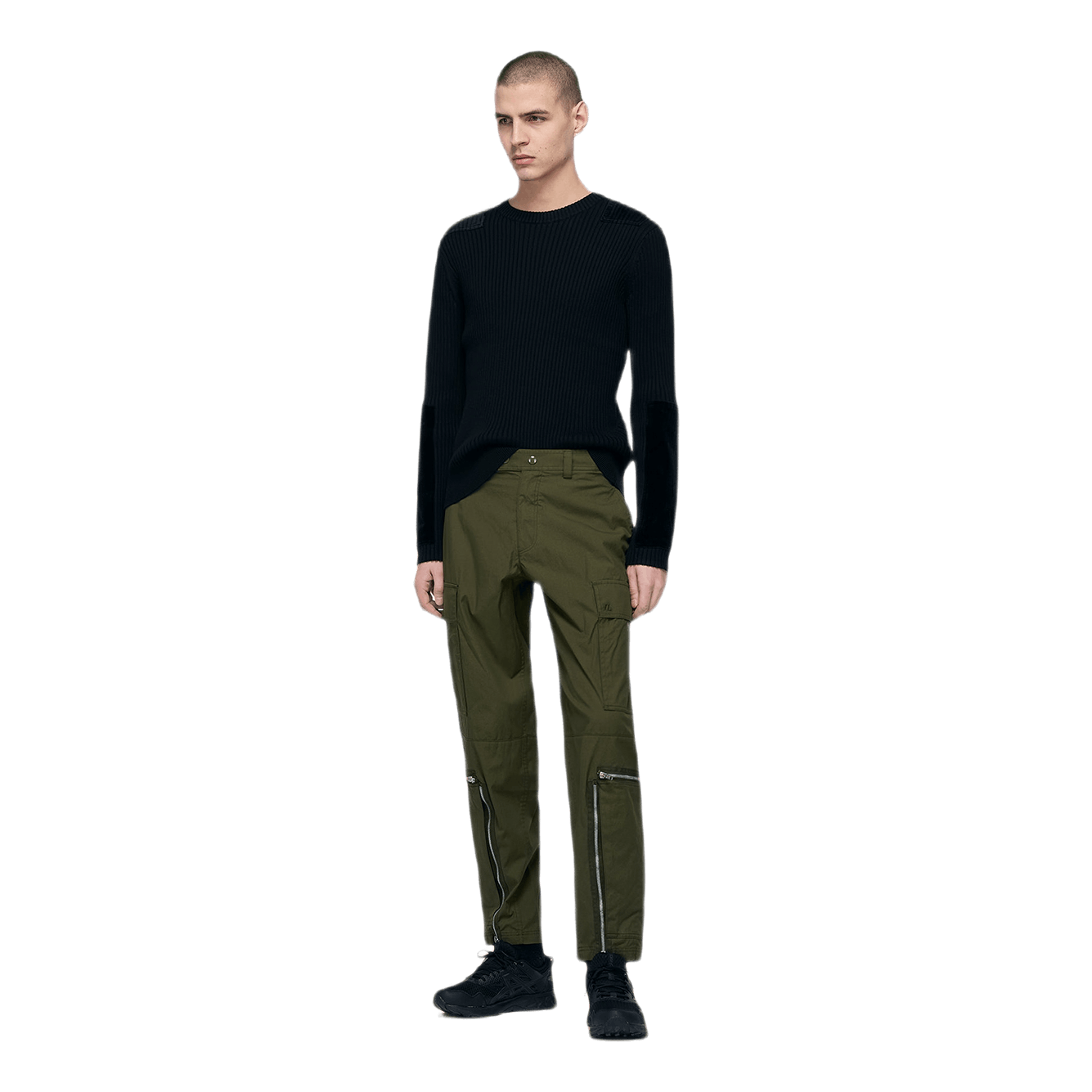 Patch Crewneck Black