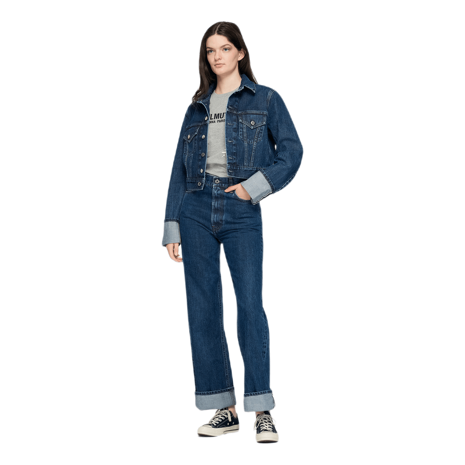 Fem Hi Straight Jeans Black