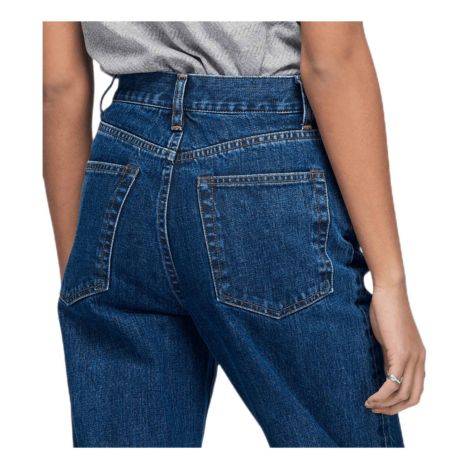 Fem Hi Straight Jeans Blue