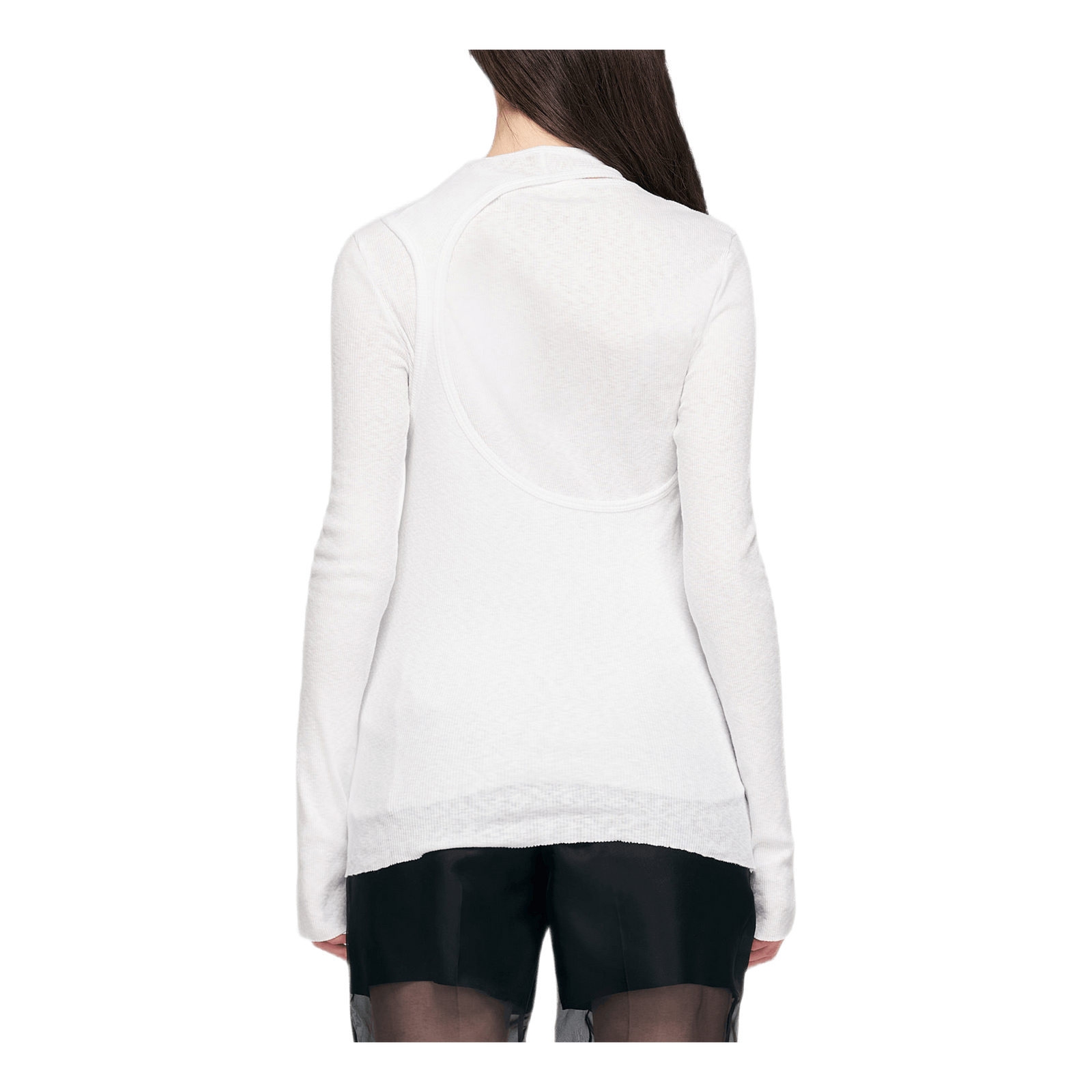 Long Sleeve Tee Pz Map White