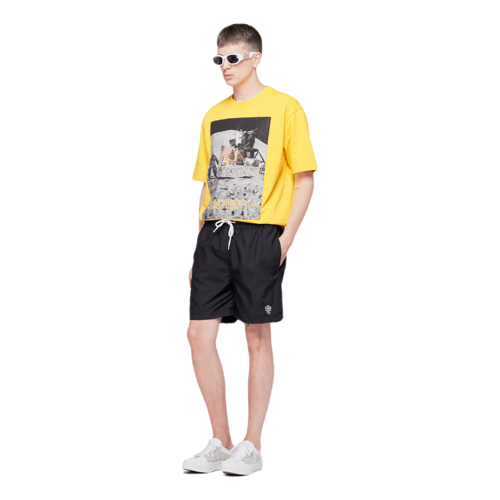 Palm Swim Shorts Black