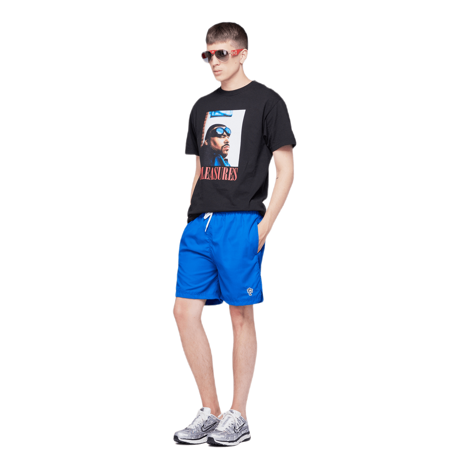 Palm Swim Shorts Blue