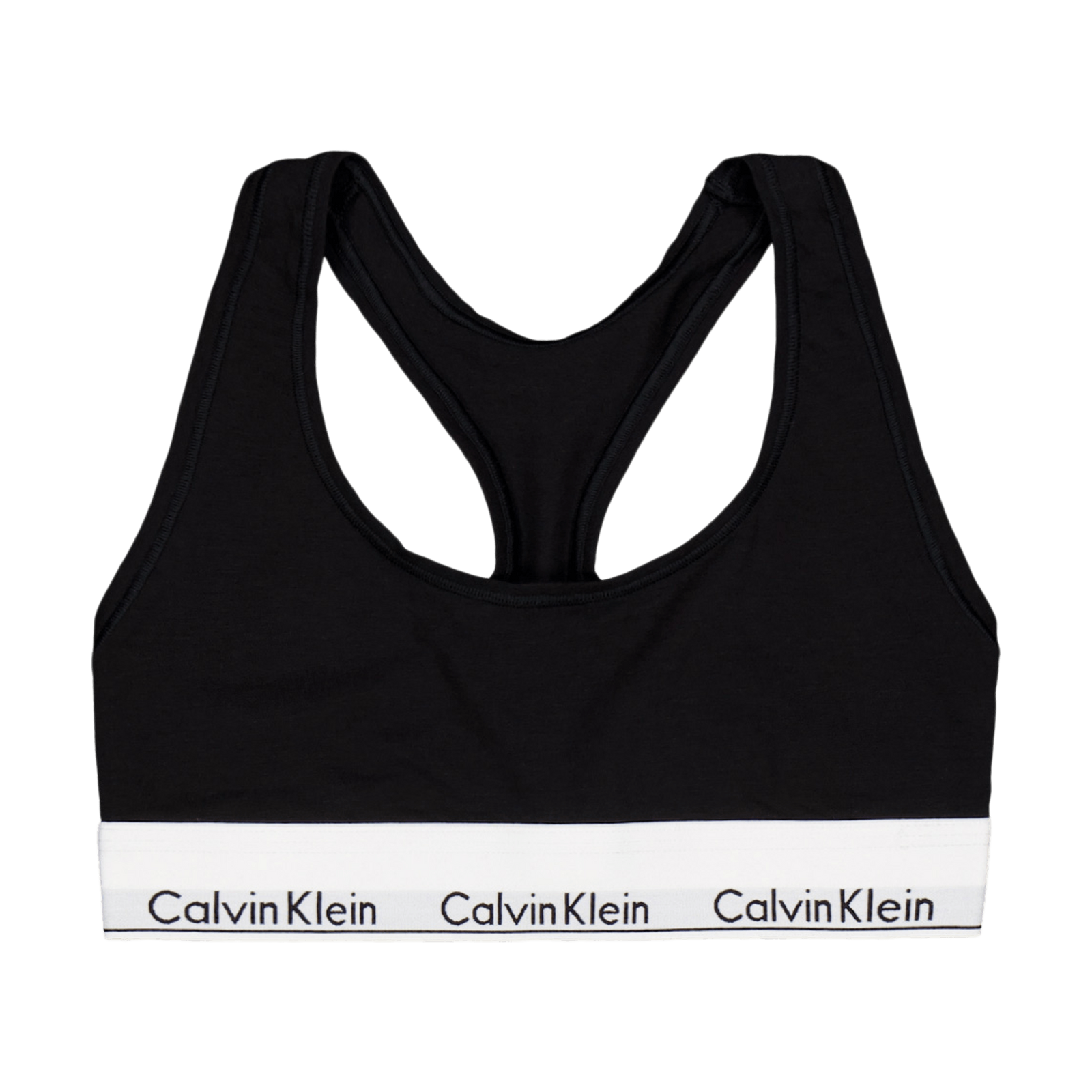 Modern Cotton Bralette Black