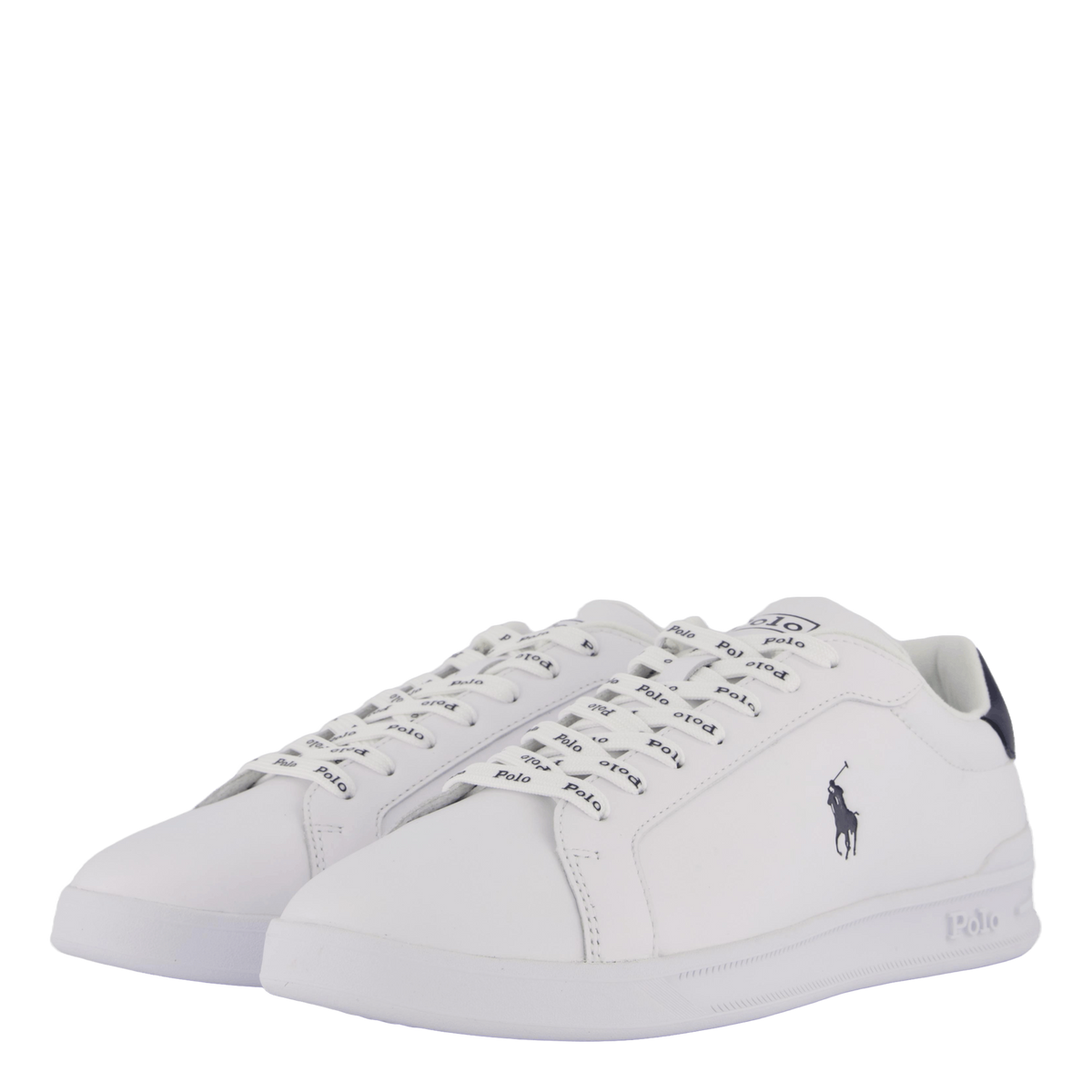 Heritage Court II Leather Sneaker White / Newport Navy PP