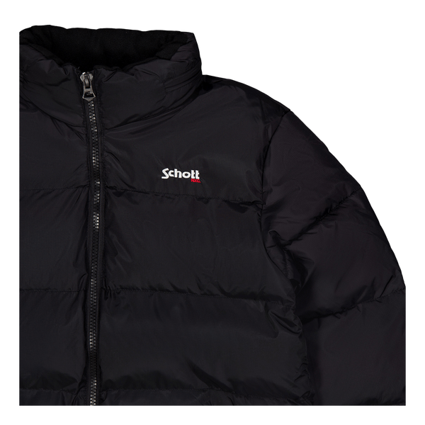 Puffer Jacket Doudoune Noir Schott Doudoune Schott Homme Noir