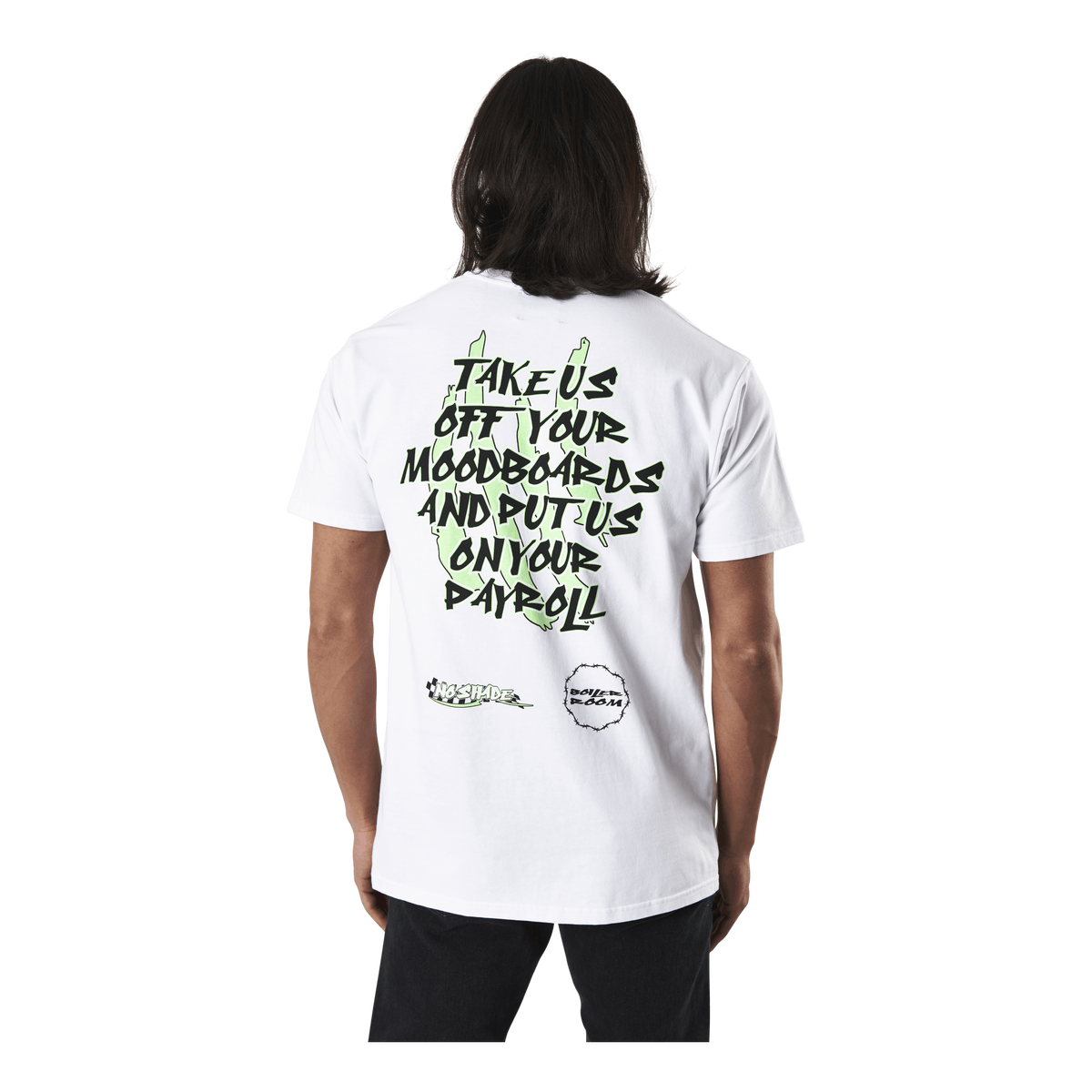 No Shade Collab Tee White