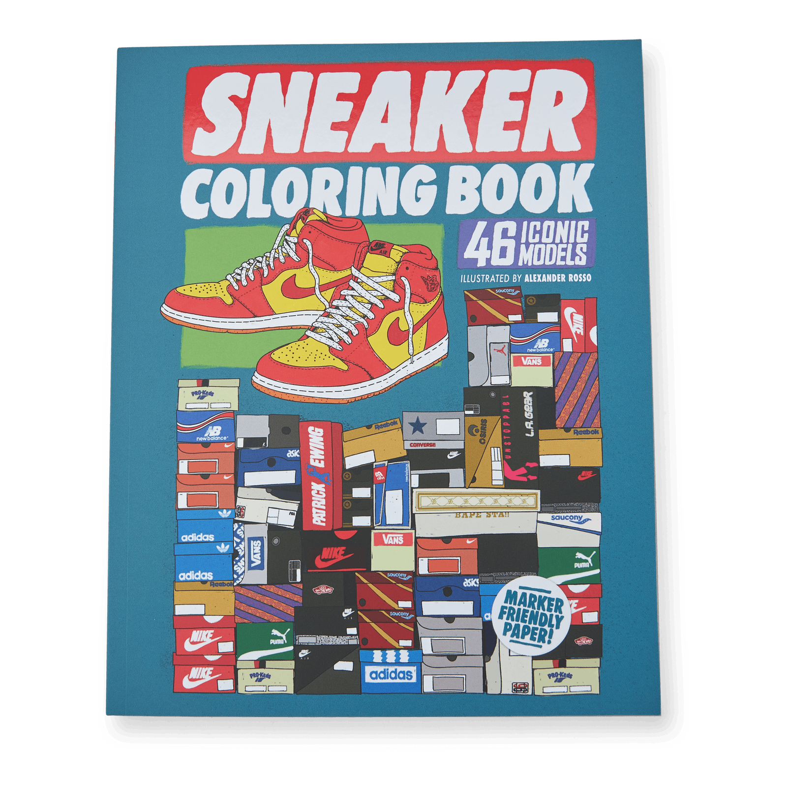 Sneaker Coloring Book Multi