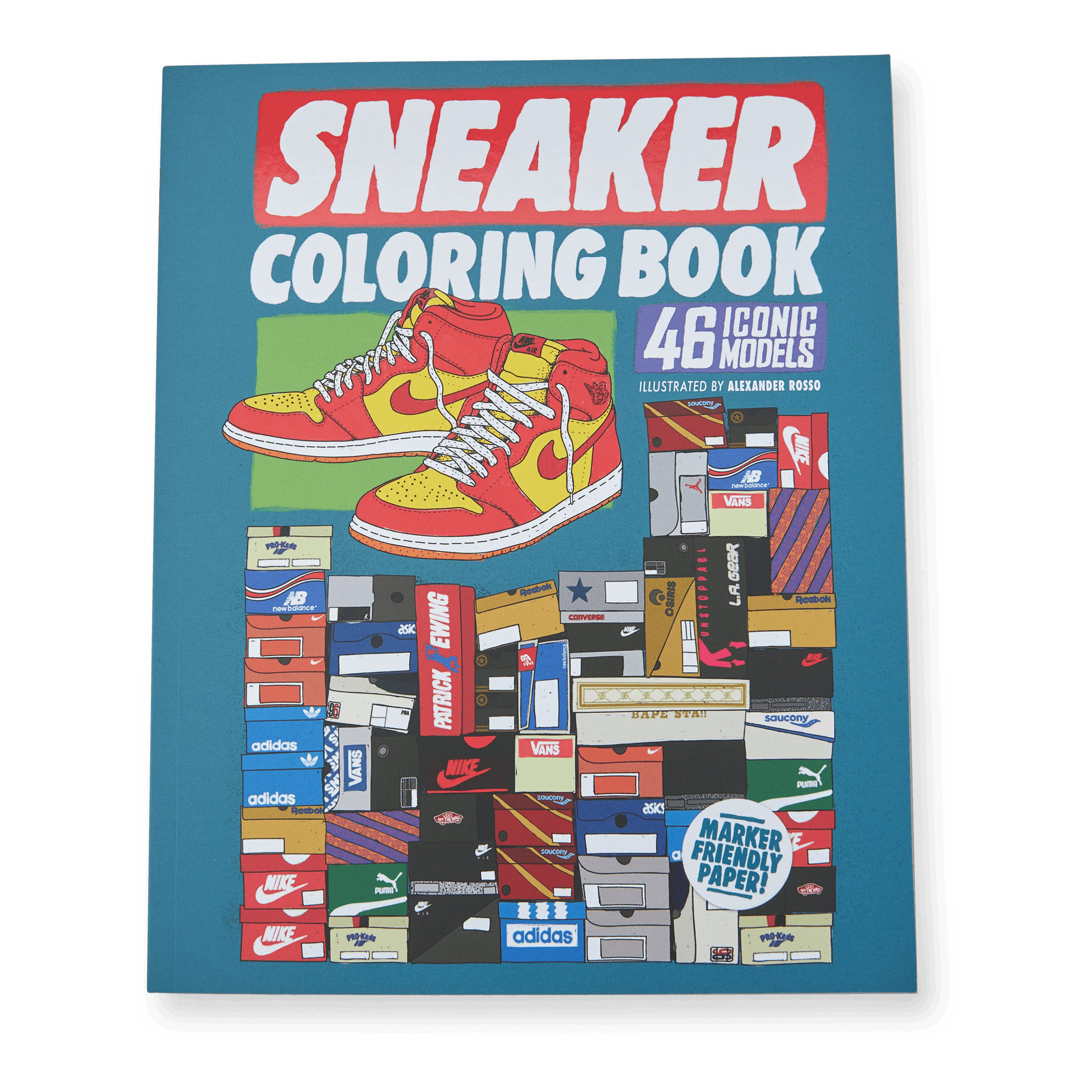 Sneaker Coloring Book Multi