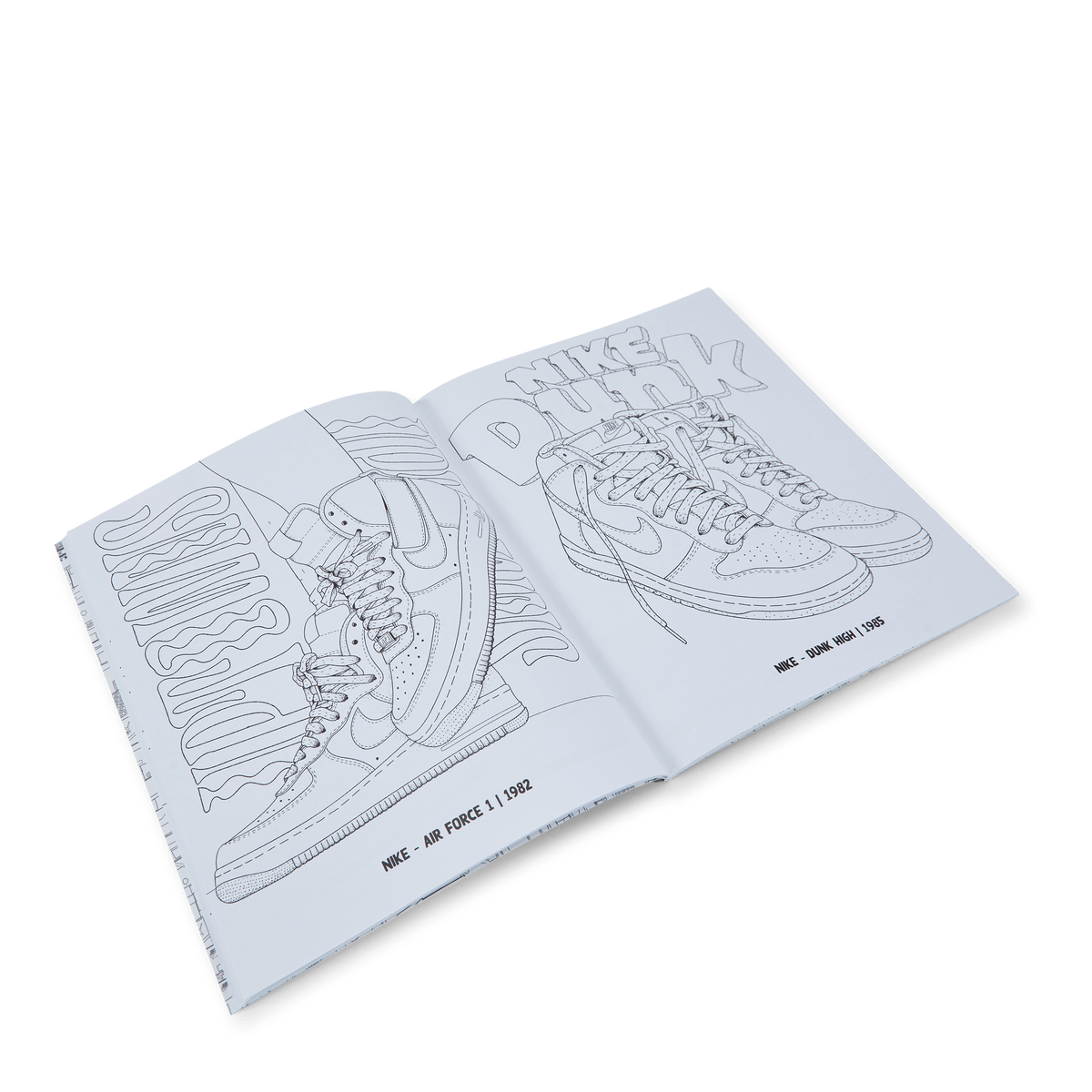 Sneaker Coloring Book Multi