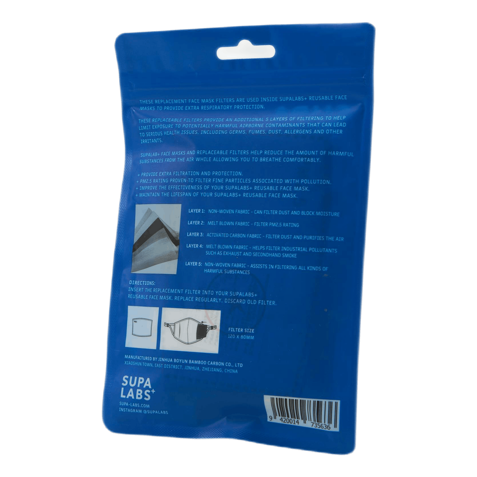 Li Mask Filters White