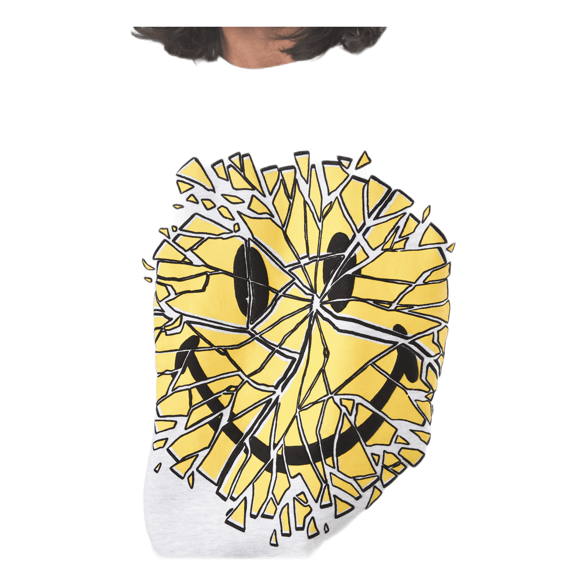 Smiley Glass Crewneck Grey