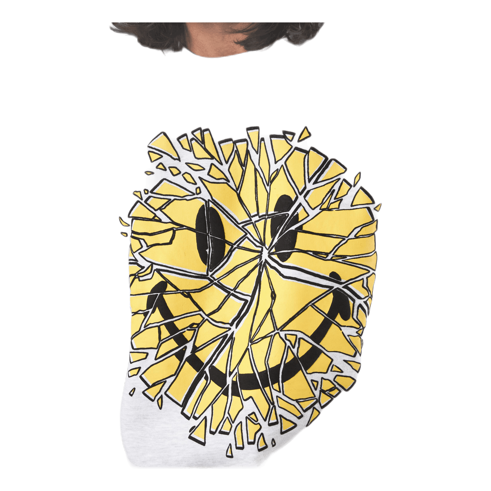 Smiley Glass Crewneck Grey