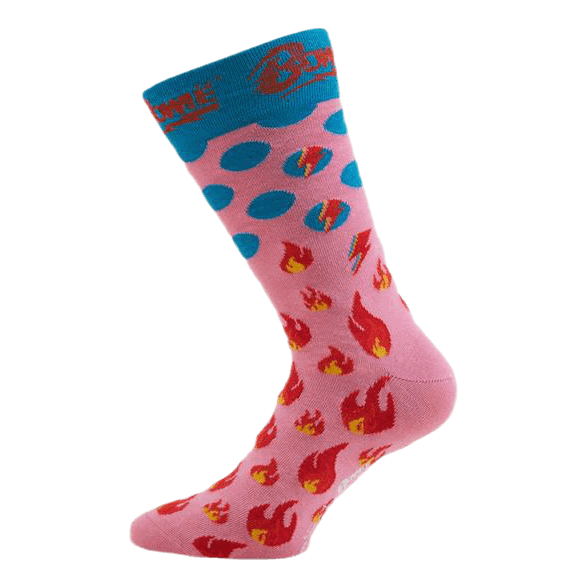 Aladdin Sane Sock Pink