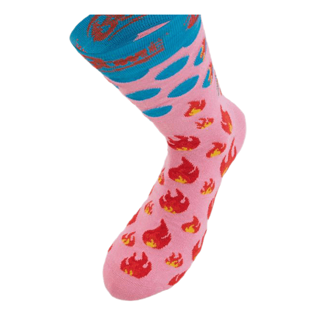 Aladdin Sane Sock Pink