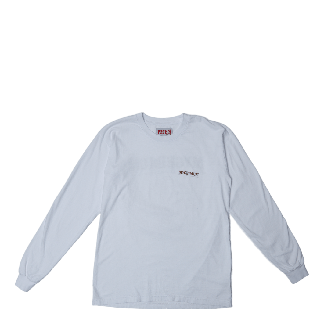 Mycellium Recycled Longsleeve White / Brown