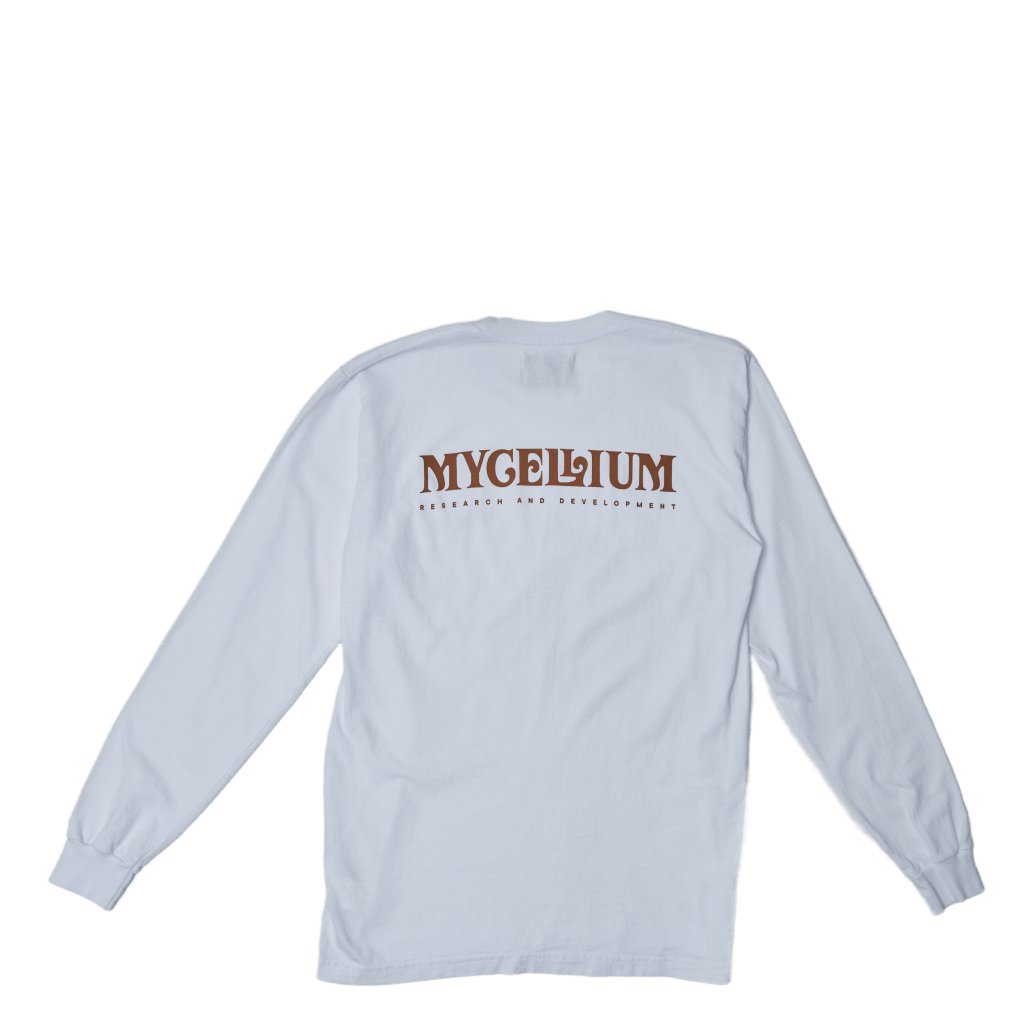 Mycellium Recycled Longsleeve White / Brown