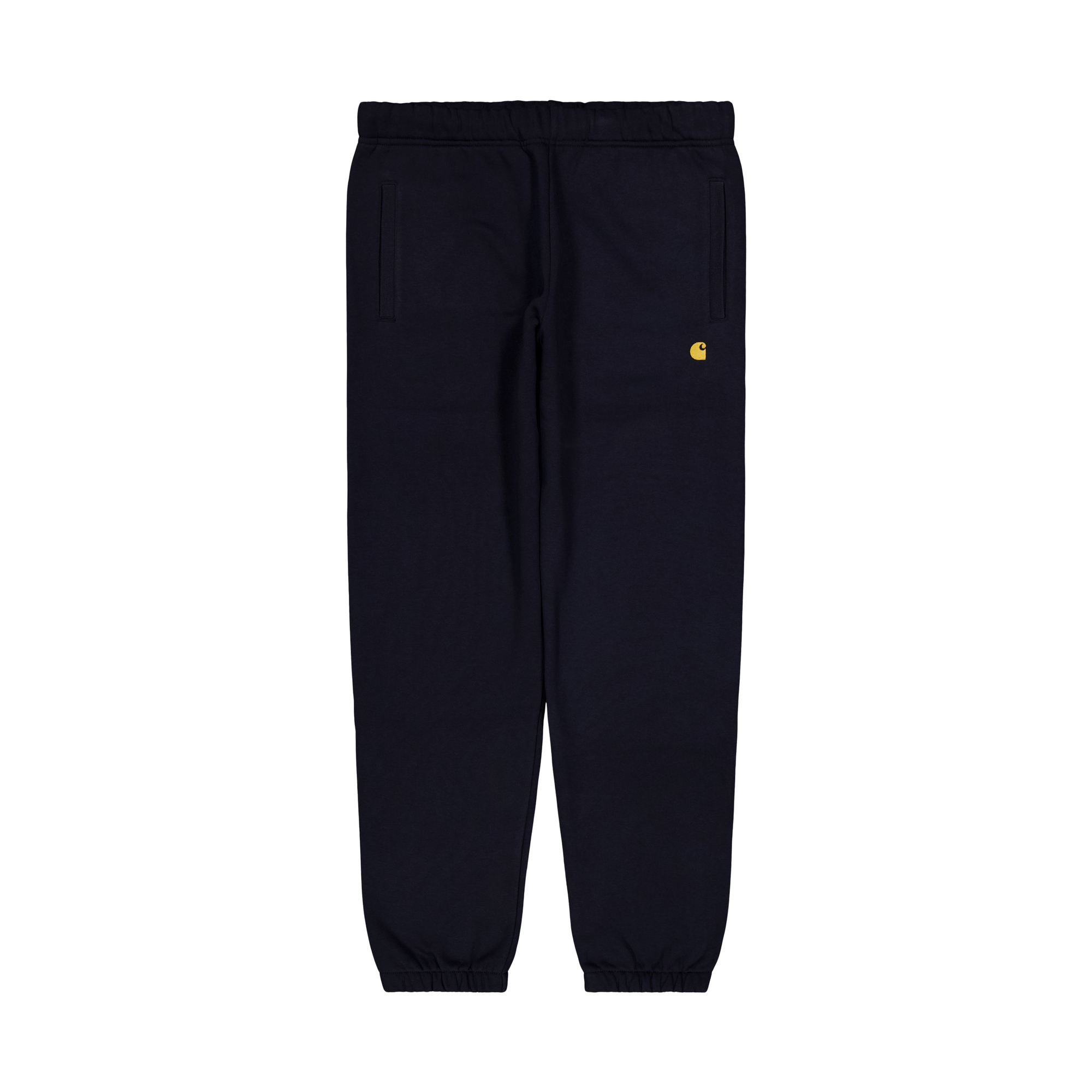 Carhartt WIP Chase Sweat Pant Cotton polyes Dark Navy Gold Caliroots