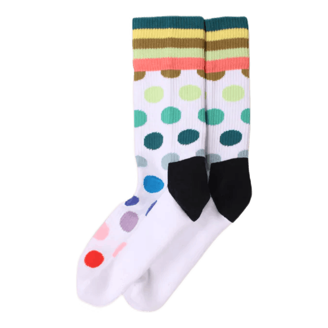 Big Dot Crew Sock White