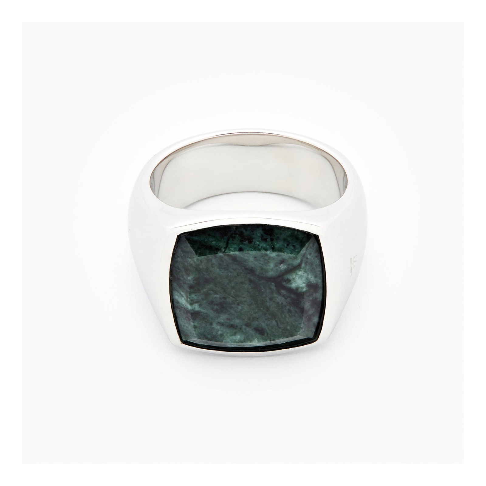 Cushion Green Marble (m) 925 Sterling Silver