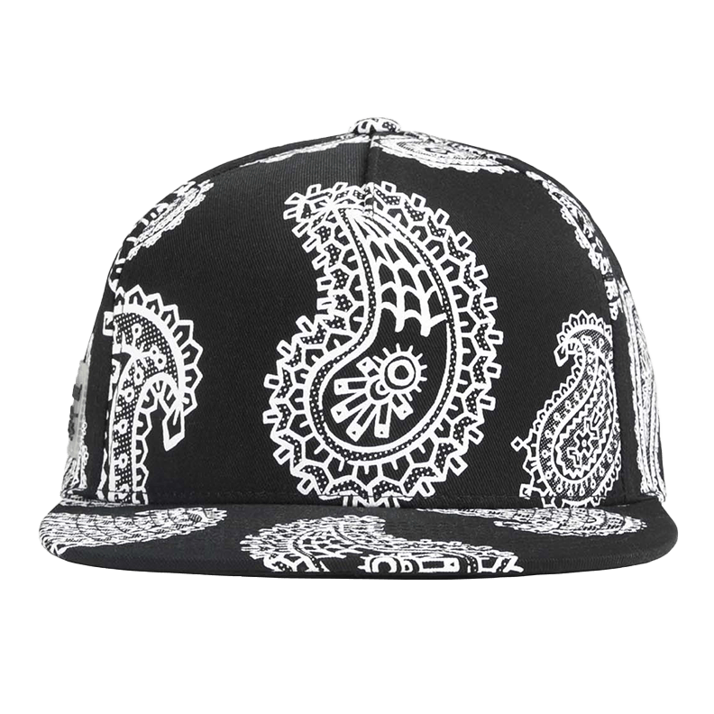 Vides Paisley Snapback Blk