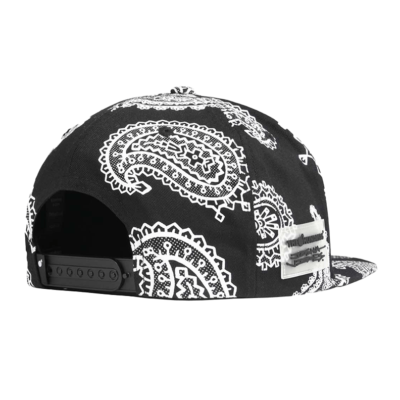 Vides Paisley Snapback Blk