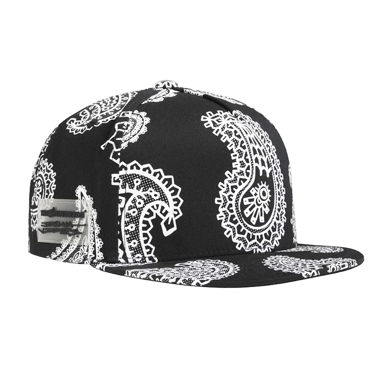 Vides Paisley Snapback Blk