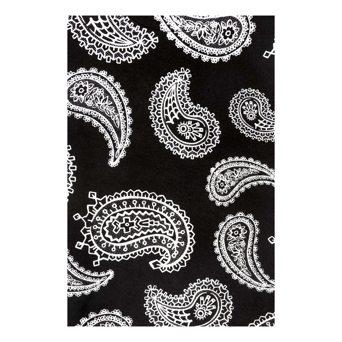 Vides Paisley T-shirt Blk