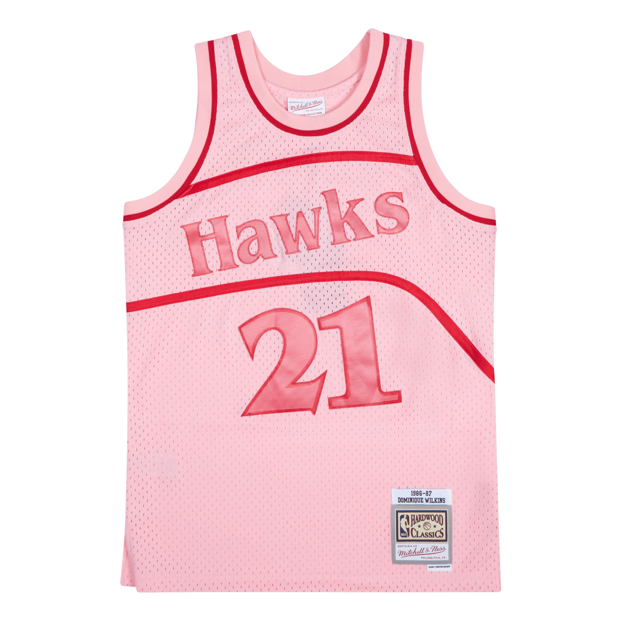 Hawks Space Knit Swingman Jersey - Dominique Wilkins