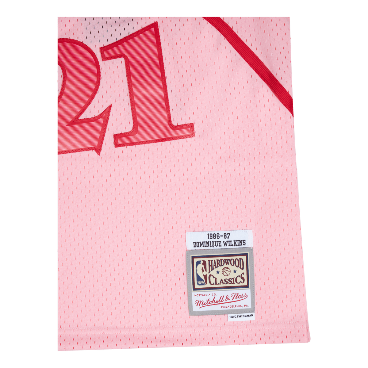 Hawks Space Knit Swingman Jersey - Dominique Wilkins