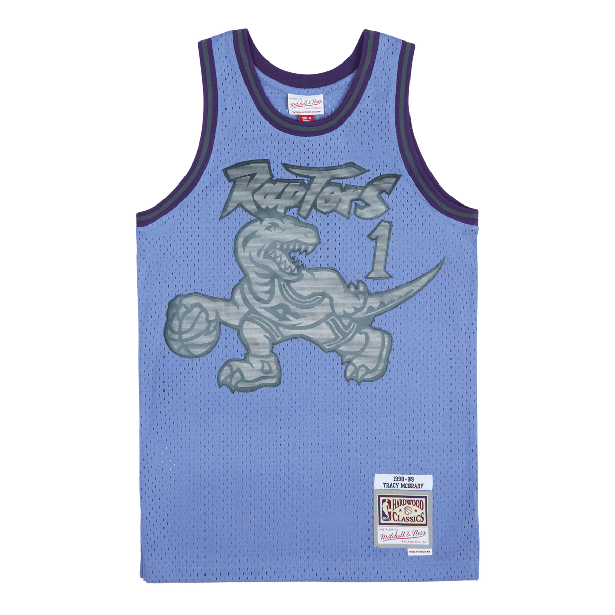 Raptors Space Knit Swingman Jersey - Tracy McGrady