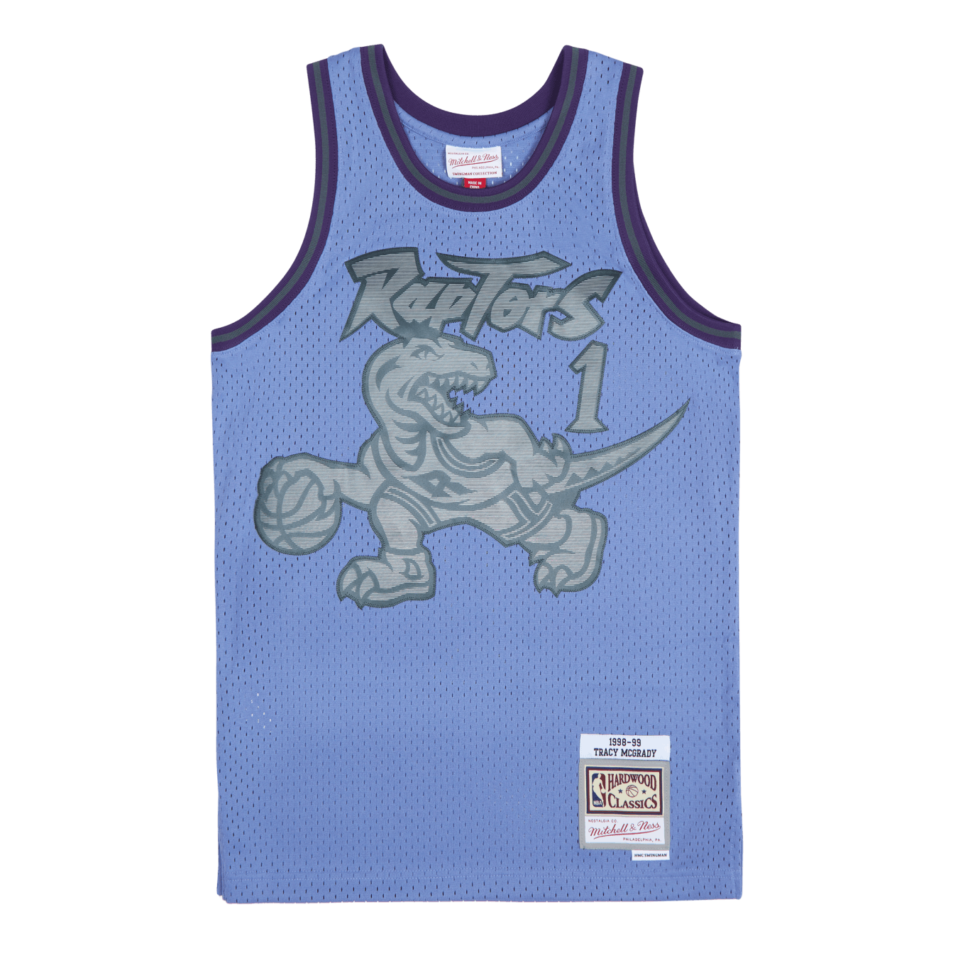 Raptors Space Knit Swingman Jersey - Tracy McGrady