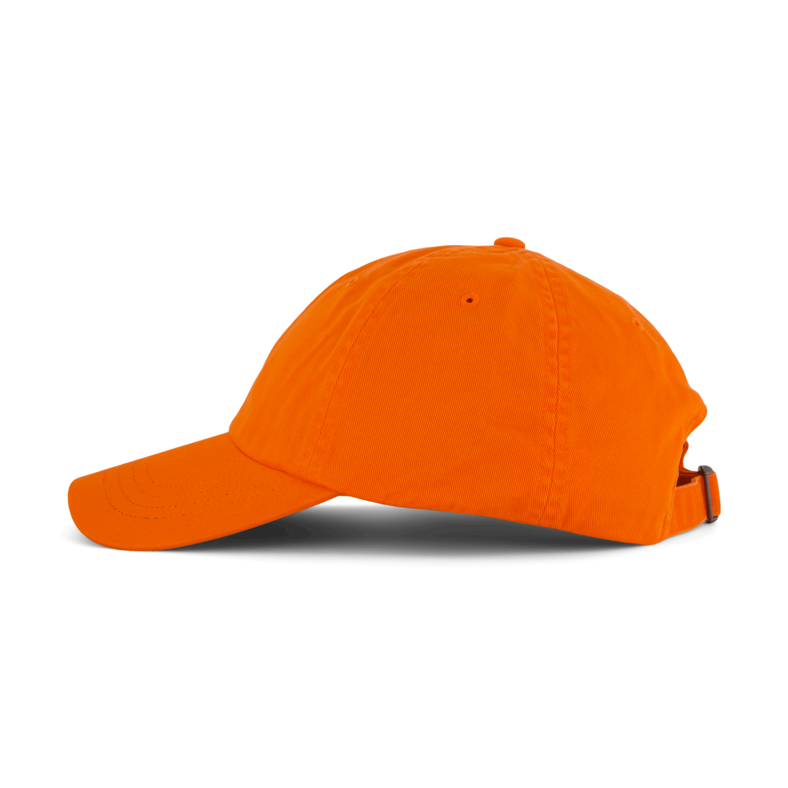 Cotton Chino Ball Cap Sailing Orange