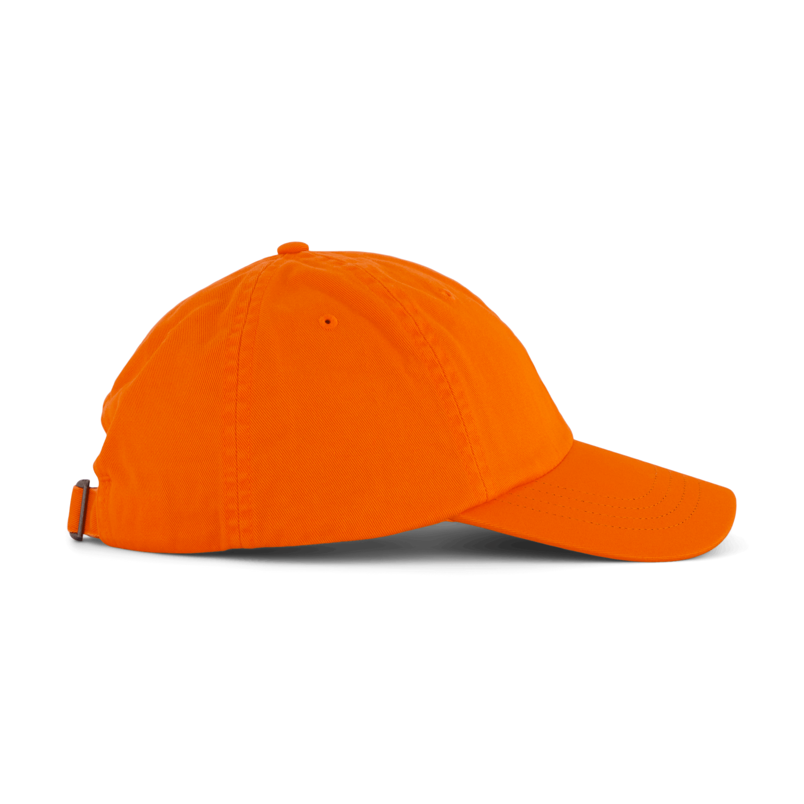 Cotton Chino Ball Cap Sailing Orange