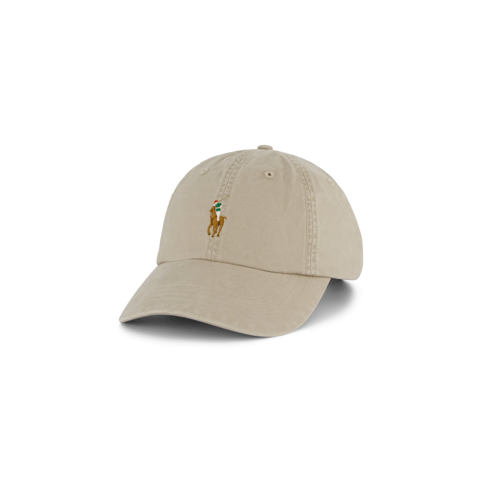 Stretch-Cotton Twill Ball Cap Khaki Tan