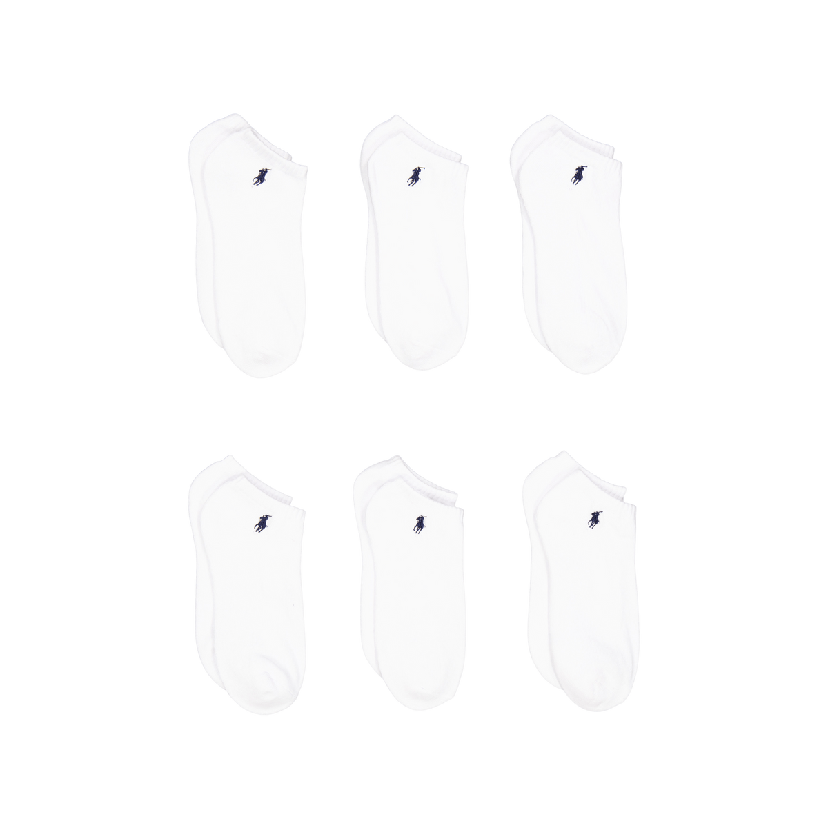 Cushioned Low-Cut-Sock 6-Pack White