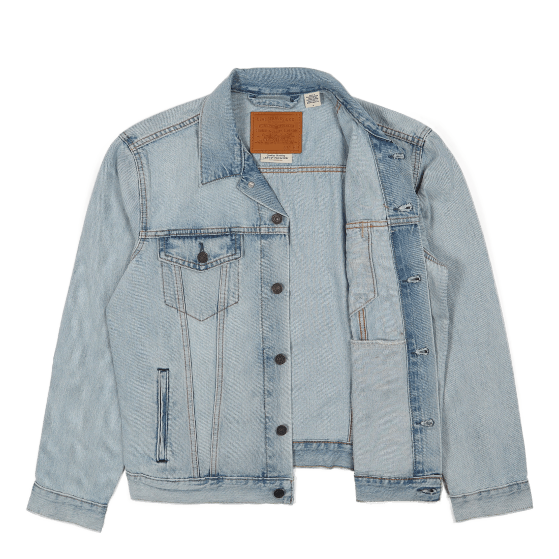 The Trucker Jacket Y3933 New L New Light Trucker