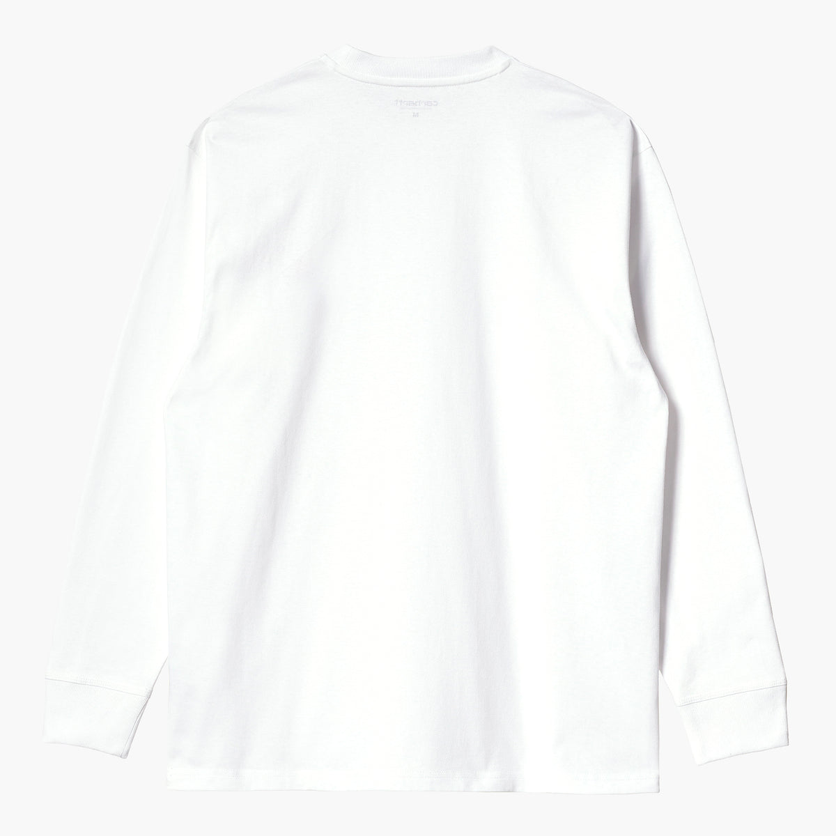 L/s American Script T-shirt White